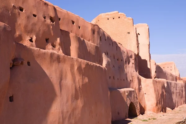 Starých městských hradeb v marrakech — Stock fotografie