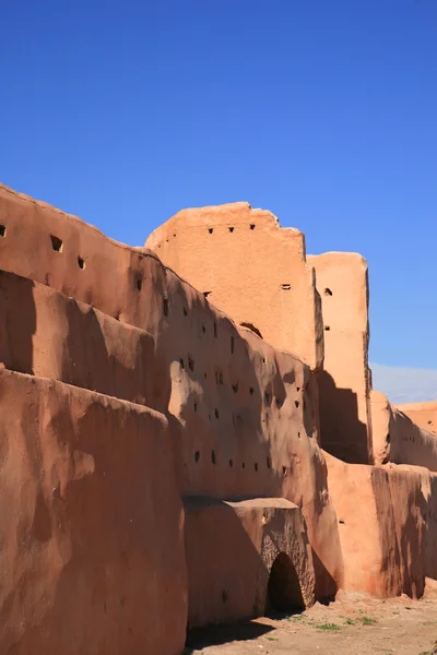 माराकेच मध्ये जुनी शहर भिंत — स्टॉक फोटो, इमेज