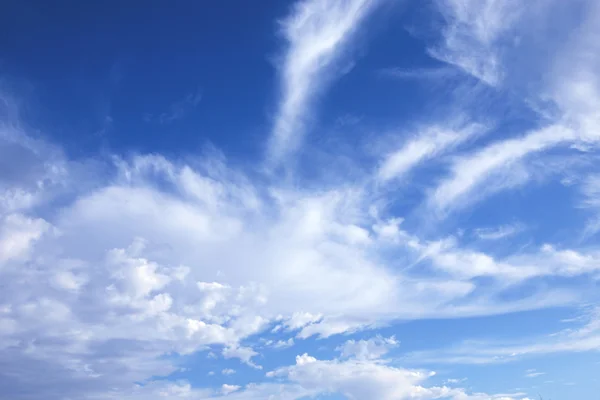 stock image White clouds in the blue sky