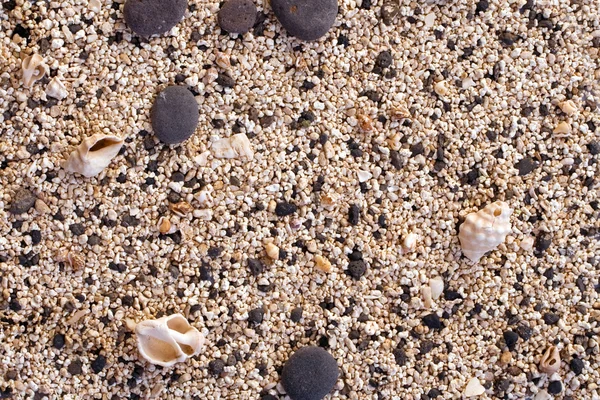 砂利のビーチの背景 — ストック写真