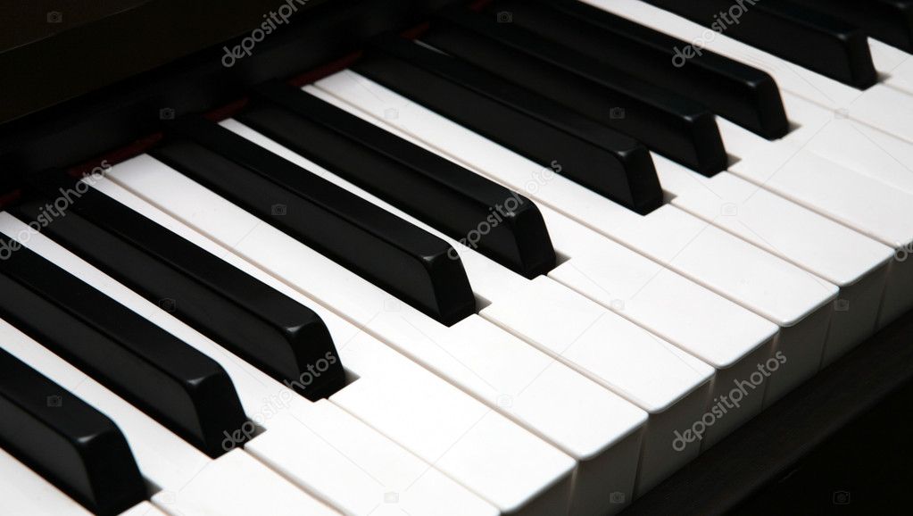 Keyboard of Piano