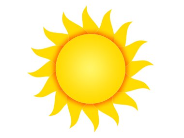 Symbol of the sun clipart