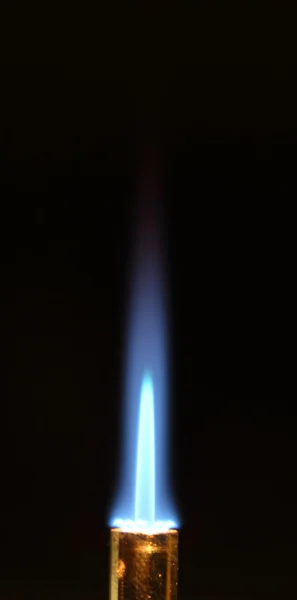 Energia della fiamma blu — Foto Stock