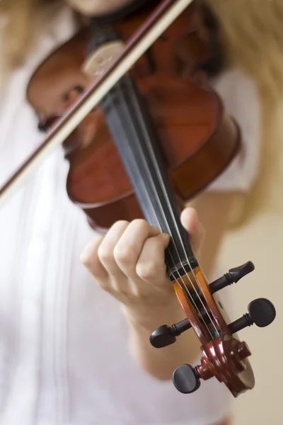 stock image Playing the violin