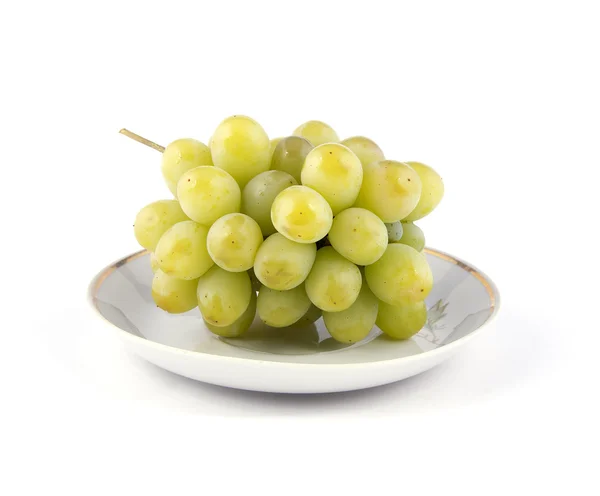 Grapes on a platter — Stock Photo, Image