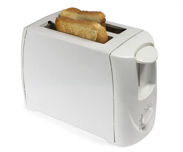 Pemanggang roti dengan roti panggang — Stok Foto