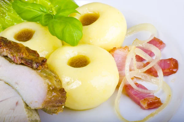 Silesian patates köfte — Stok fotoğraf
