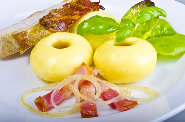 Silesian potato dumplings — Stock Photo, Image