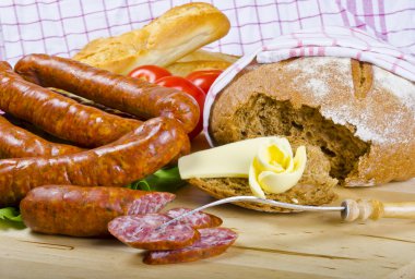 Polish sausage clipart