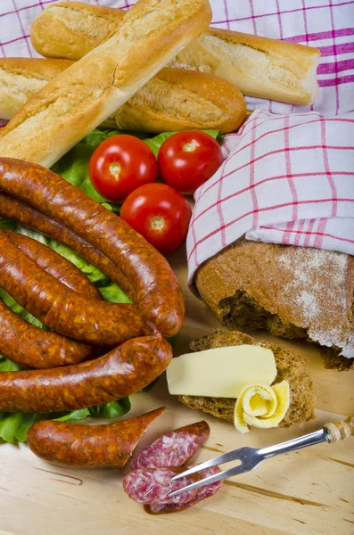 Polish sausage — Stock Photo, Image