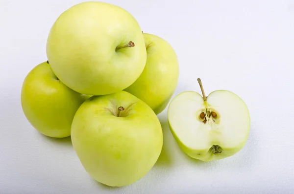 White clear apple — Stock Photo, Image