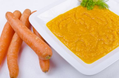 Polish carrot soup clipart