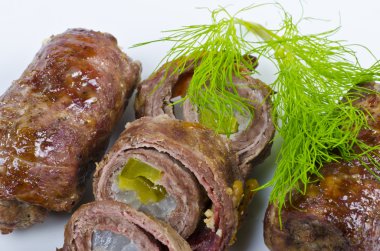 Beef roulade clipart