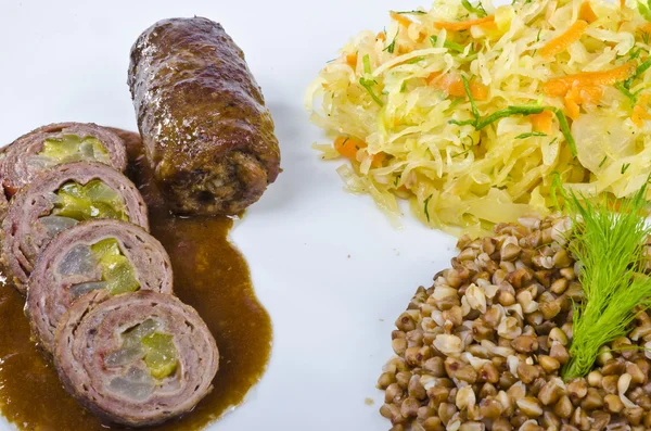 Beef roulade — Stock Photo, Image