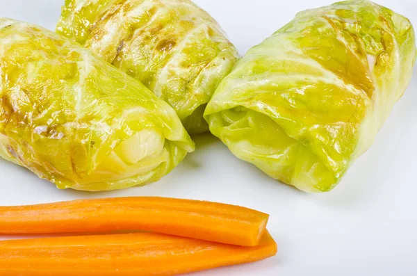 stock image Golombki - Polish stuffed cabbage leaves.