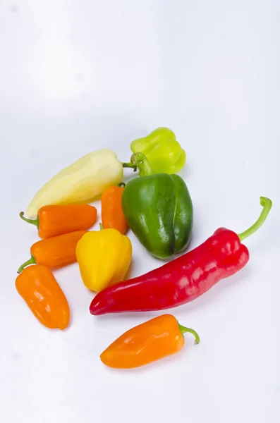 Différents types de paprika — Photo