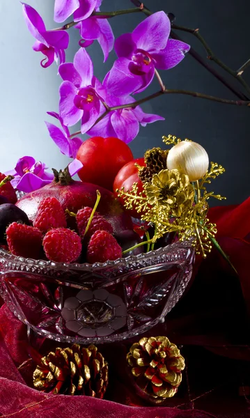 stock image Fruit bowl with fruit