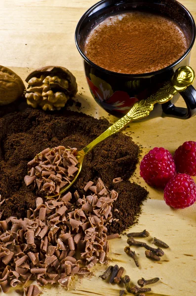 チョコレート、kaffe — ストック写真