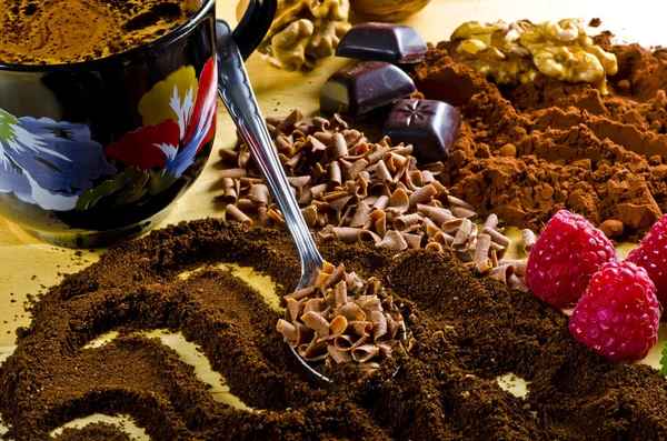 stock image Chocolate and Kaffe