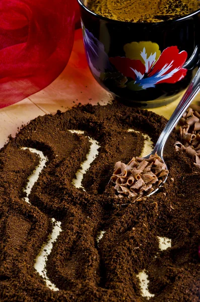 Chocolate and Kaffe — Stock Photo, Image