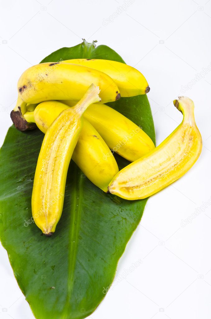 Banana sheet with bananas