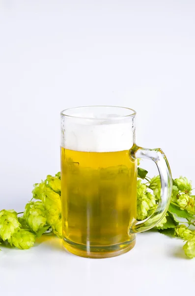 Pivní sklenice — Stock fotografie