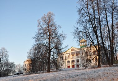 Homestead in the winter. clipart