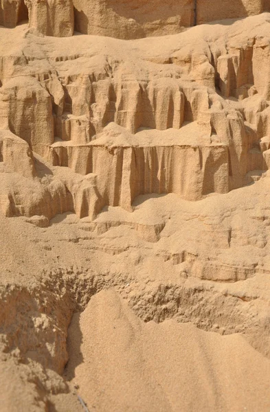 stock image Background of quartz sand, the river bank.