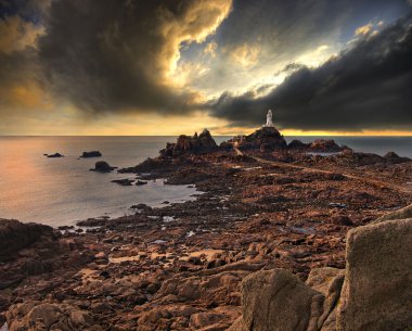 La Corbiere lighthouse clipart