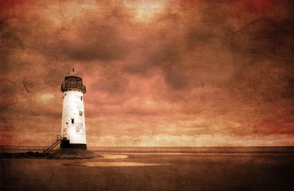 Textured and toned lighthouse — Stock Photo, Image