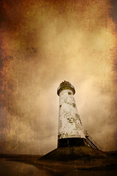 Abstract textured image of a lighthouse — Stock Photo, Image