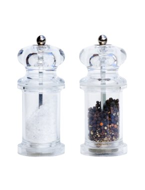 Salt and pepper grinders clipart