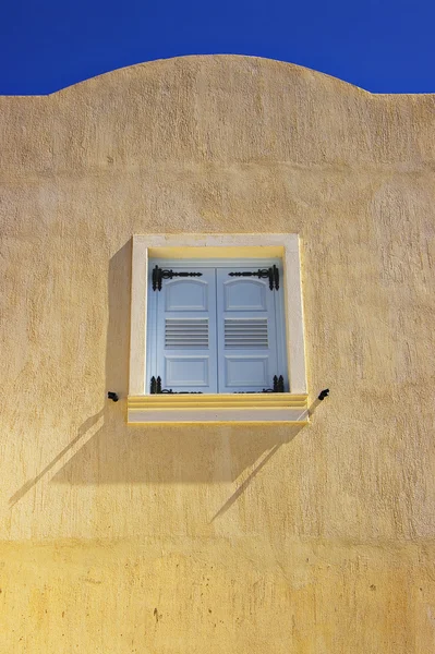 Greek island window — Stock Photo, Image