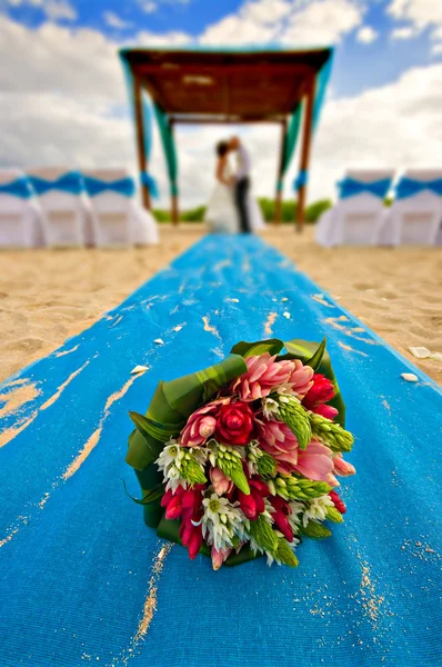 Messico spiaggia matrimonio Immagini Stock Royalty Free