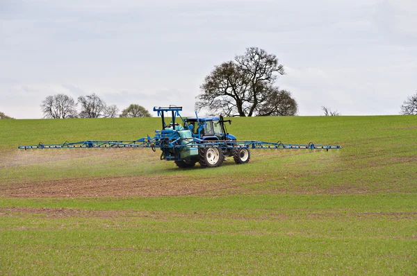 Spraying crops Stock Picture