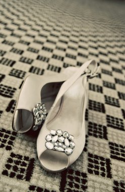 Wedding shoes clipart