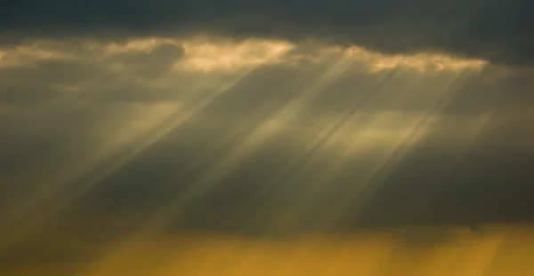 Sunbeam sky — Zdjęcie stockowe