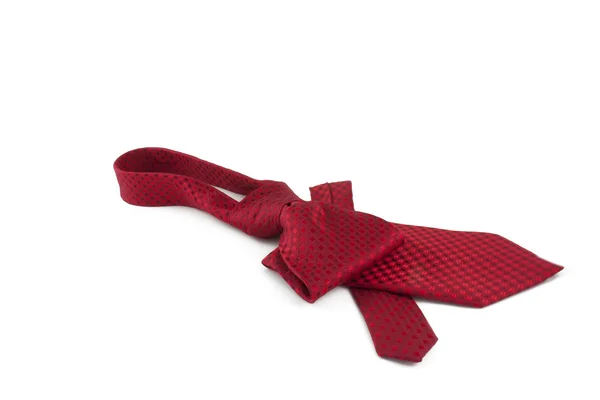 Belgili tanımlık şık değil kırmızı kravat kemerlerinizi bağlayın. Stok Fotoğraf