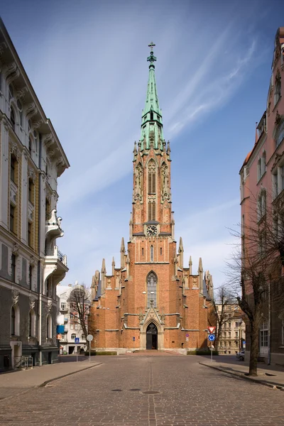 Stock image Gertrudes Church in Riga