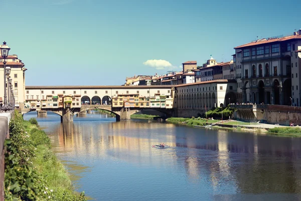 Zlatý most ve Florencii — Stock fotografie
