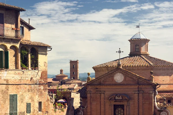 Siena manzarası, İtalya — Stok fotoğraf