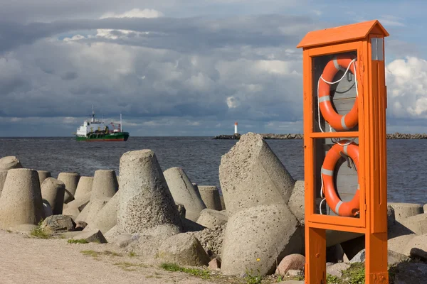 Baltic Sea port — Stock Photo, Image