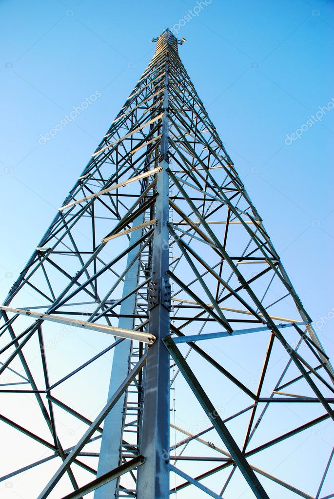 Radio tower, mobile base Stock Photo by ©JANIFEST 5851030