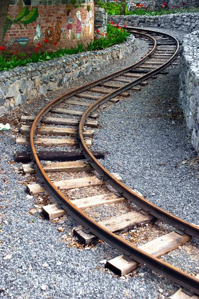 เส้นทางรถไฟ — ภาพถ่ายสต็อก
