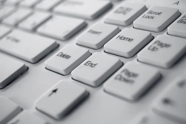 stock image White keyboard detail