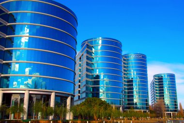 Oracle Buildings, Redwood City California clipart