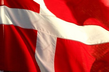 Danish flag clipart