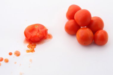 Tomatoes accident clipart