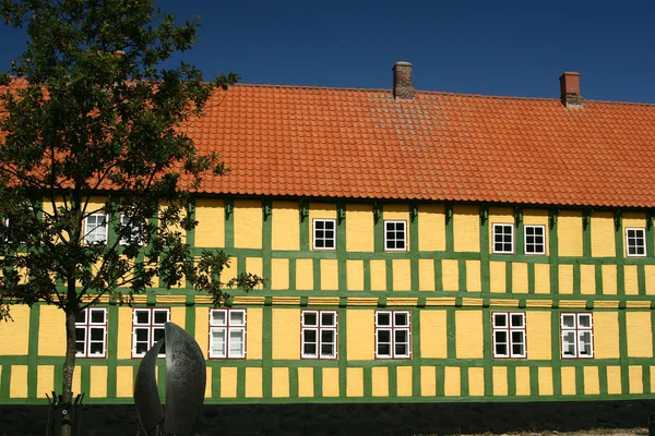 덴마크 하우스 — 스톡 사진