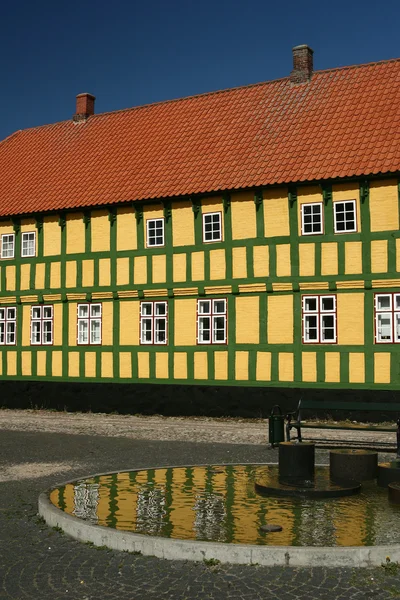 Duński domek — Zdjęcie stockowe